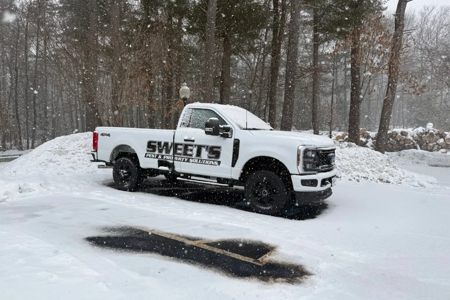 Driveways, walkways, and entries cleared so you can get out in the morning.